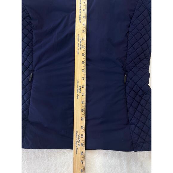 Kjus Macuna Insulation Jacket Womens 40 / L US Navy Blue Quilted Zip Branded GCP - Picture 12 of 16